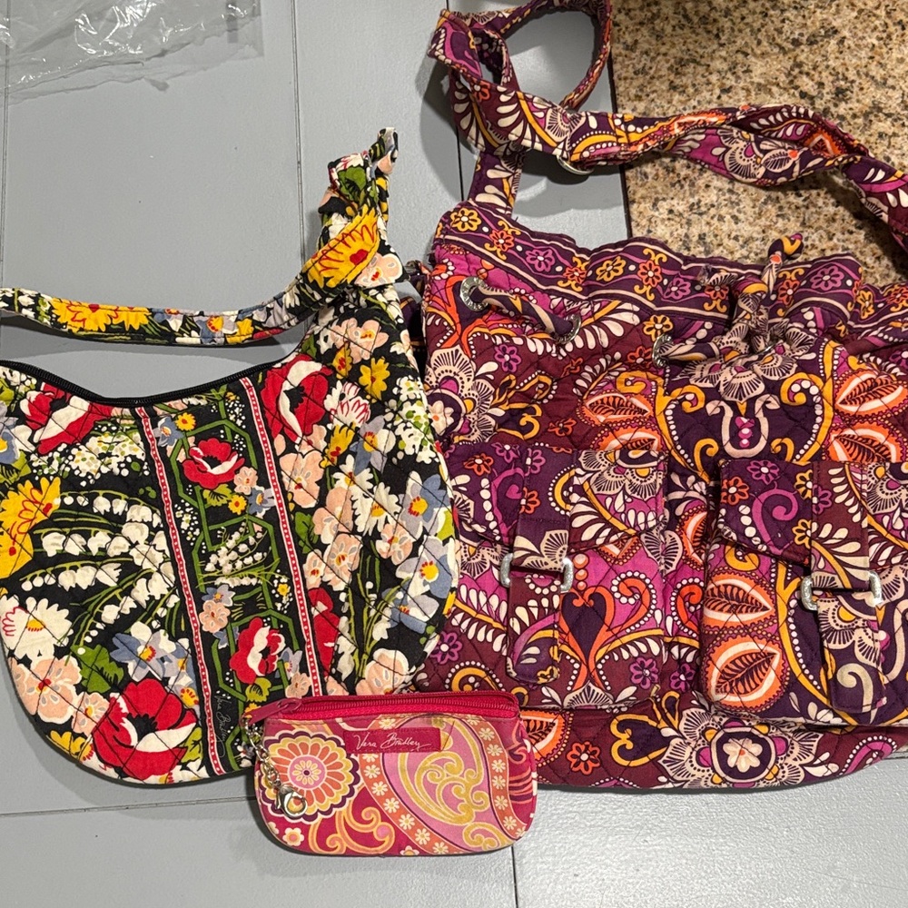 Vera Bradley crossbody bag /bonus items
